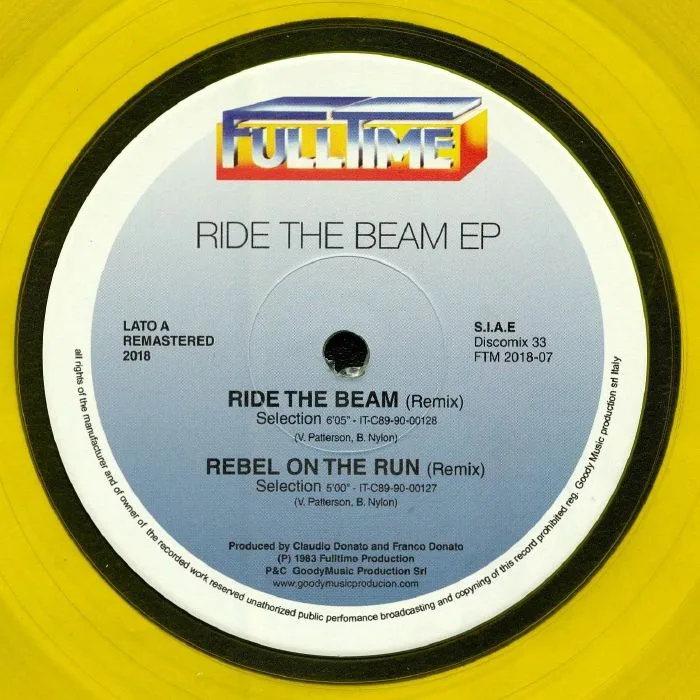 Front cover — SELECTION — Ride The Beam EP (remastered)