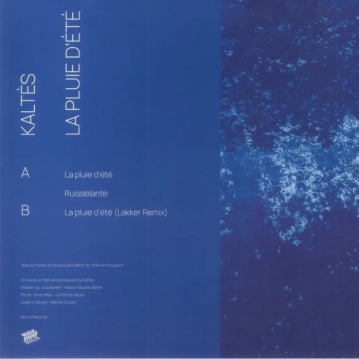 Обратная сторона обложки — KALTES — La Pluie D'ete