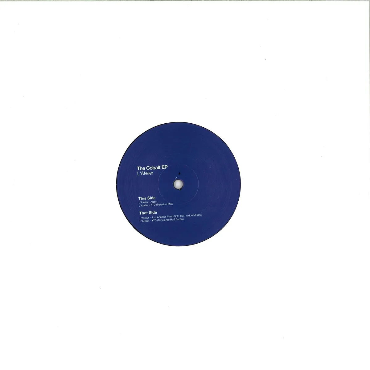 Обратная сторона обложки — L' Atelier — The Cobalt Ep
