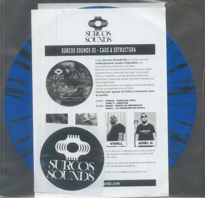 Back cover — TENSAL / ADRI G / BIORC / VANLL — Caos & Estuctura