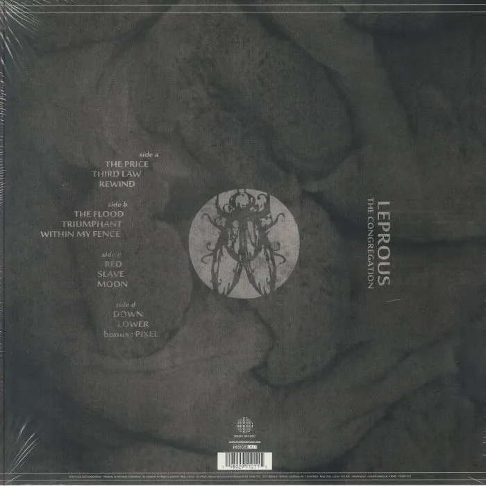Обратная сторона обложки — LEPROUS — The Congregation (10th Anniversary Edition)