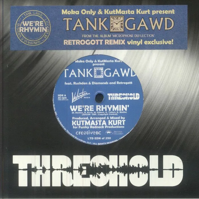 MOKA ONLY / KUTMASTA KURT present TANK GAWD — We're Rhymin'