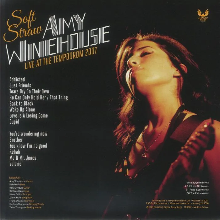 Обратная сторона обложки — Amy WINEHOUSE — Soul Straw: Live At The Tempodrom 2007 FM Broadcast