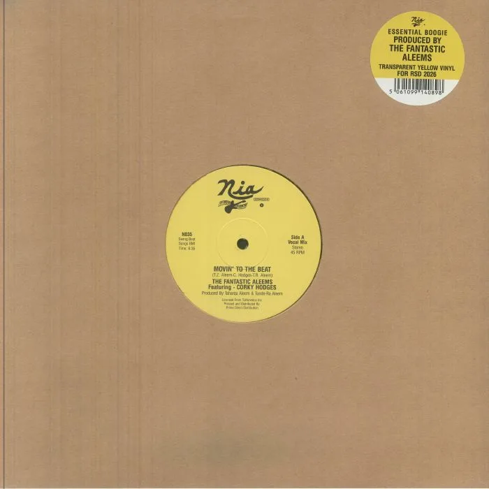 Front cover — The FANTASTIC ALEEMS — Movin' To The Beat (Record Store Day RSD 2026)