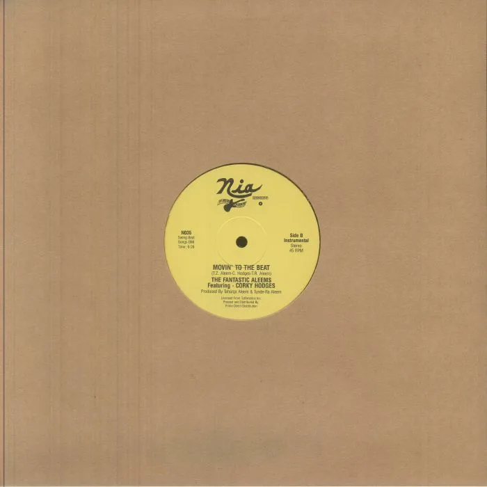Back cover — The FANTASTIC ALEEMS — Movin' To The Beat (Record Store Day RSD 2026)