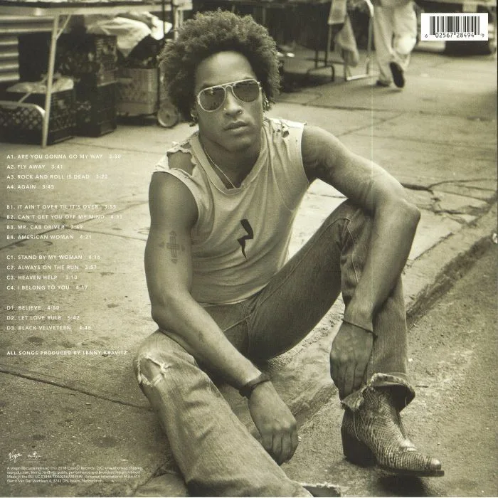 Back cover — Lenny KRAVITZ — Greatest Hits