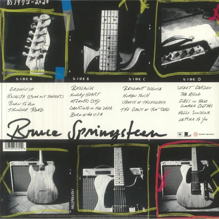 Back cover — Bruce SPRINGSTEEN — Best Of Bruce Springsteen
