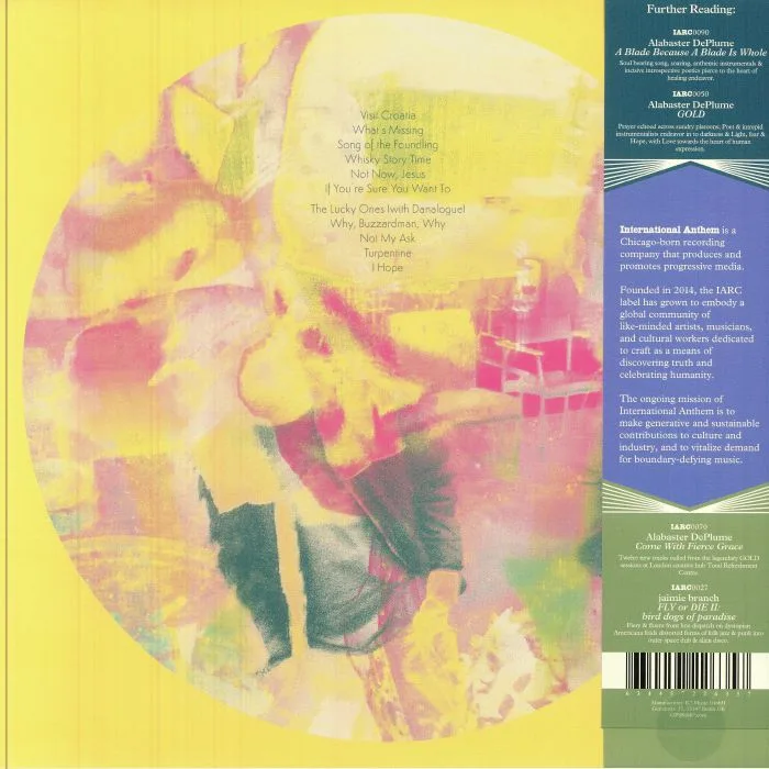 Back cover — Alabaster DePLUME — To Cy & Lee: Instrumentals Vol 1 (IA11 Edition)