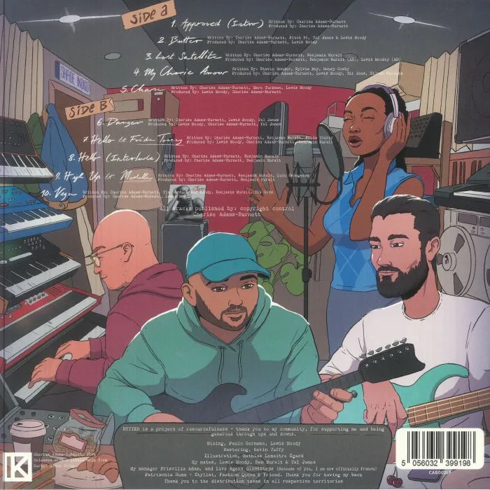 Back cover — CHERISE — Butter