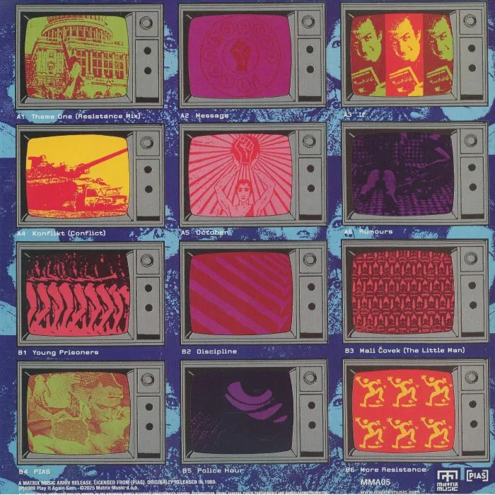 Обратная сторона обложки — BORGHESIA — Resistance (reissue)