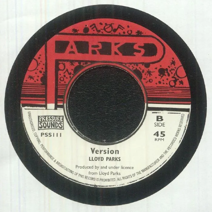 Обратная сторона обложки — Lloyd PARKS — Money For Jam