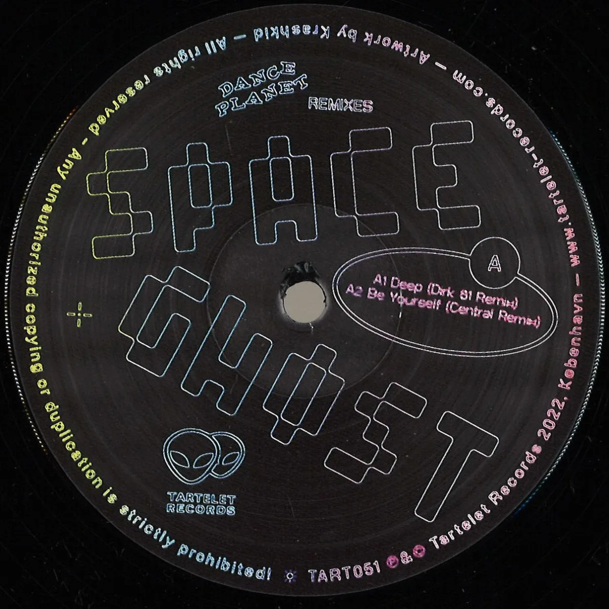 Front cover — Space Ghost — Dance Planet Remixes