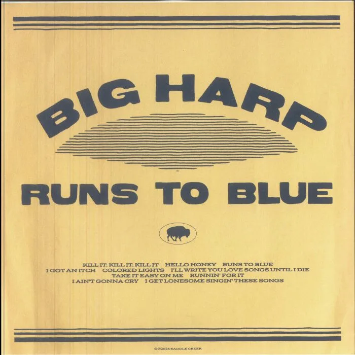 Back cover — BIG HARP — Runs To Blue
