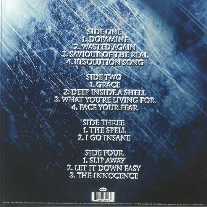 Обратная сторона обложки — Tony IOMMI / GLENN HUGHES — Fused (reissue)