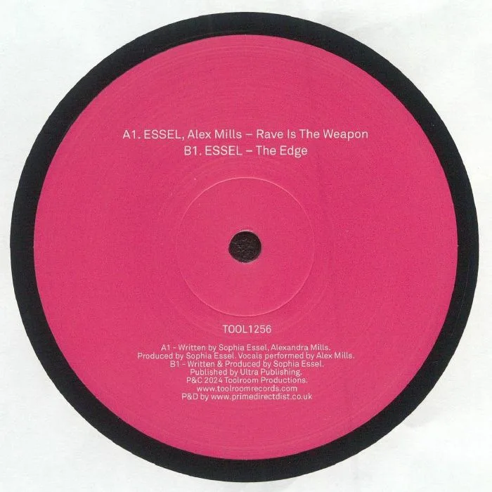 Back cover — ESSEL / ALEX MILLS — Rave Is The Weapon