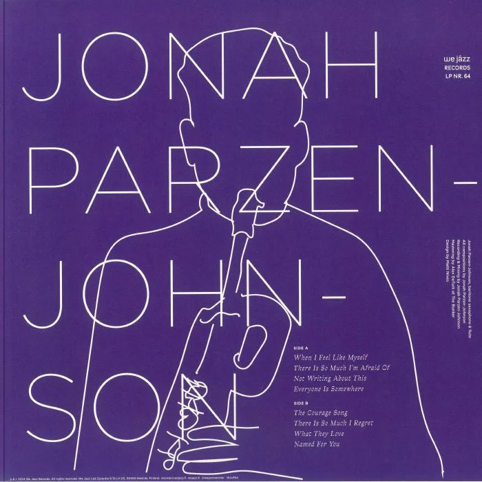 Back cover — Jonah PARZEN JOHNSON — You're Never Really Alone