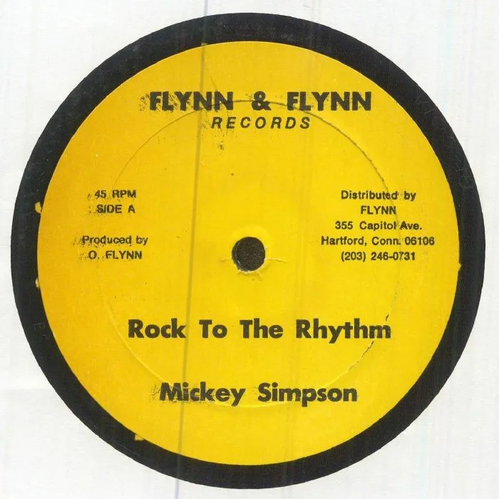 Лицевая сторона обложки — Mickey SIMPSON — Rock To The Rhythm (warehouse find)