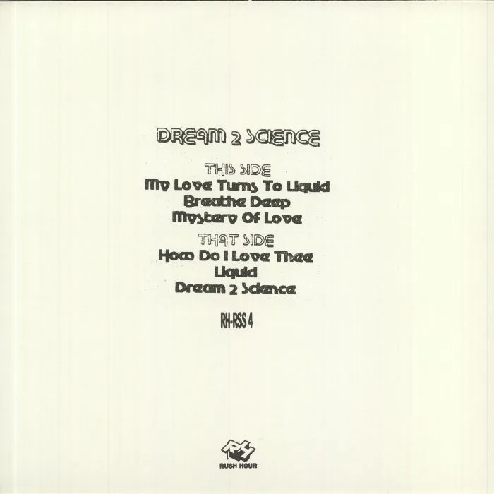 Back cover — DREAM 2 SCIENCE — Dream 2 Science