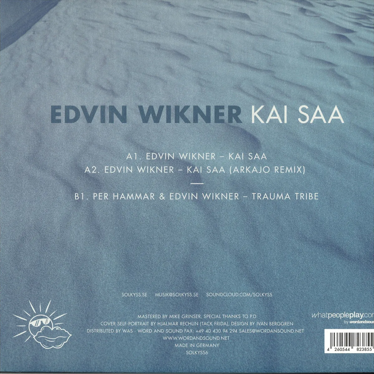Обратная сторона обложки — Edvin Wikner — Kai Saa