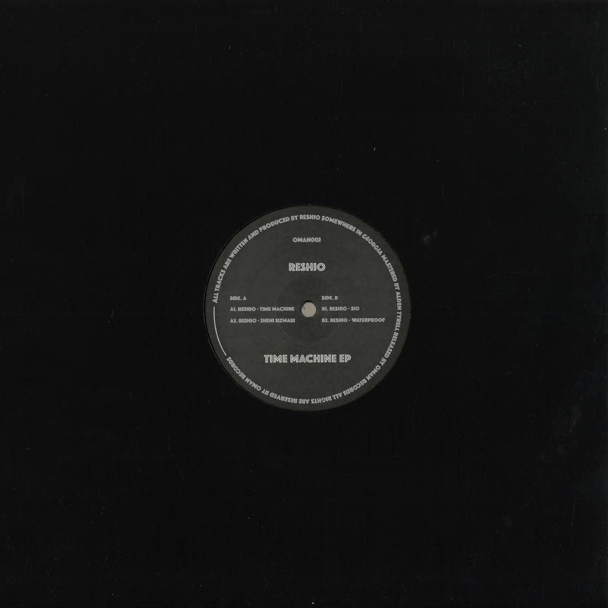 Back cover — Reshio — Time Machine EP