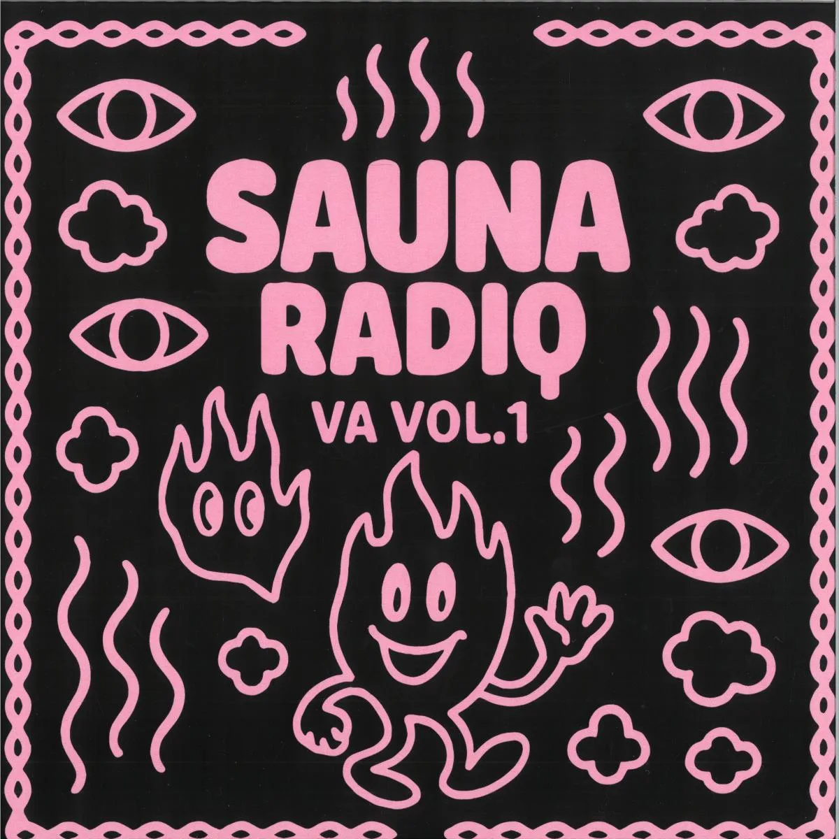 Лицевая сторона обложки — Various — Sauna Radio Compilation
