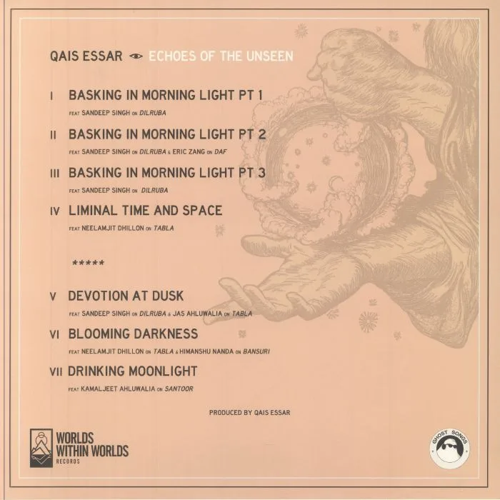 Back cover — Qais ESSAR — Echoes Of The Unseen