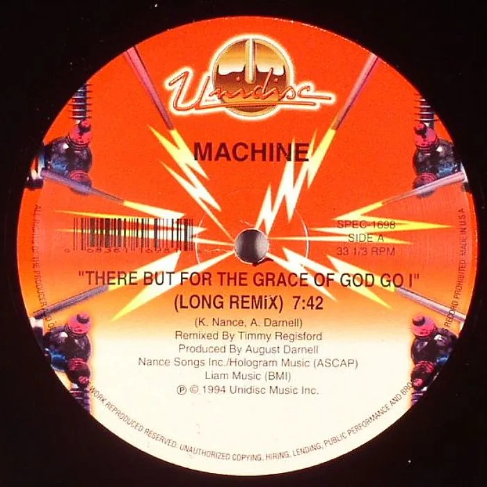 Лицевая сторона обложки — MACHINE — There But For The Grace Of God Go I
