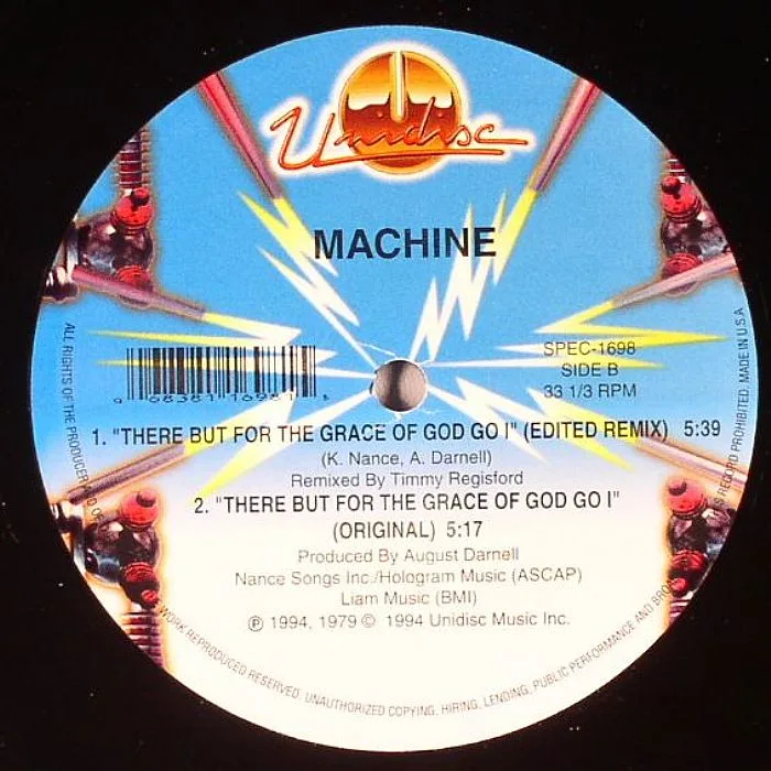 Обратная сторона обложки — MACHINE — There But For The Grace Of God Go I