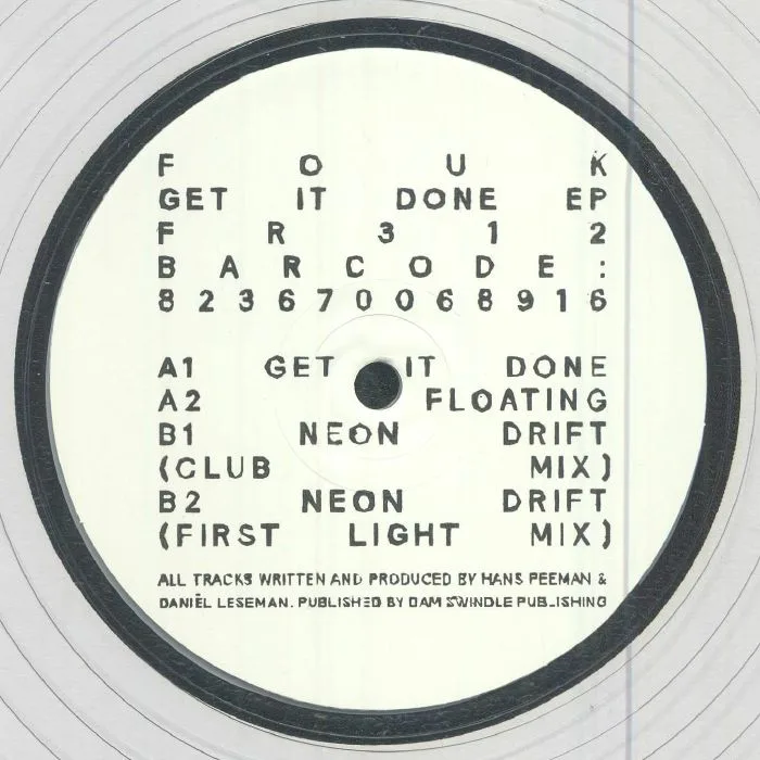 Front cover — FOUK — Get It Done EP