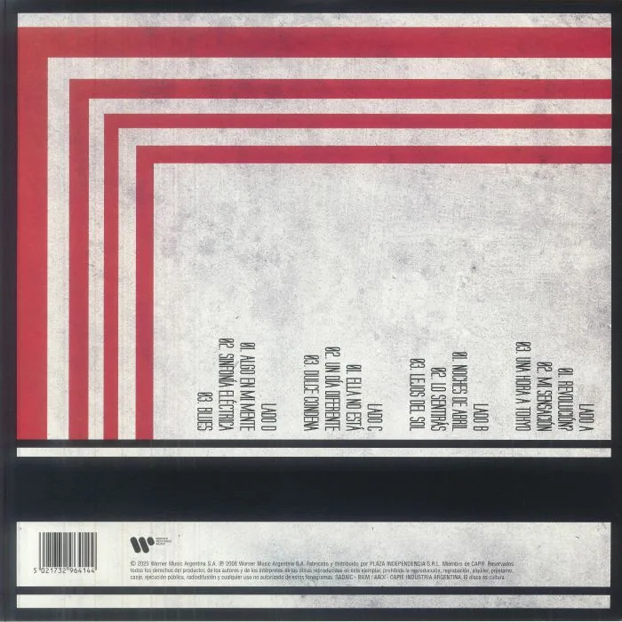 Back cover — AIRBAG — Una Hora A Tokyo (reissue)
