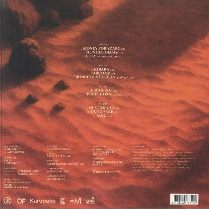 Back cover — L'ART CENE — Dun & Sark