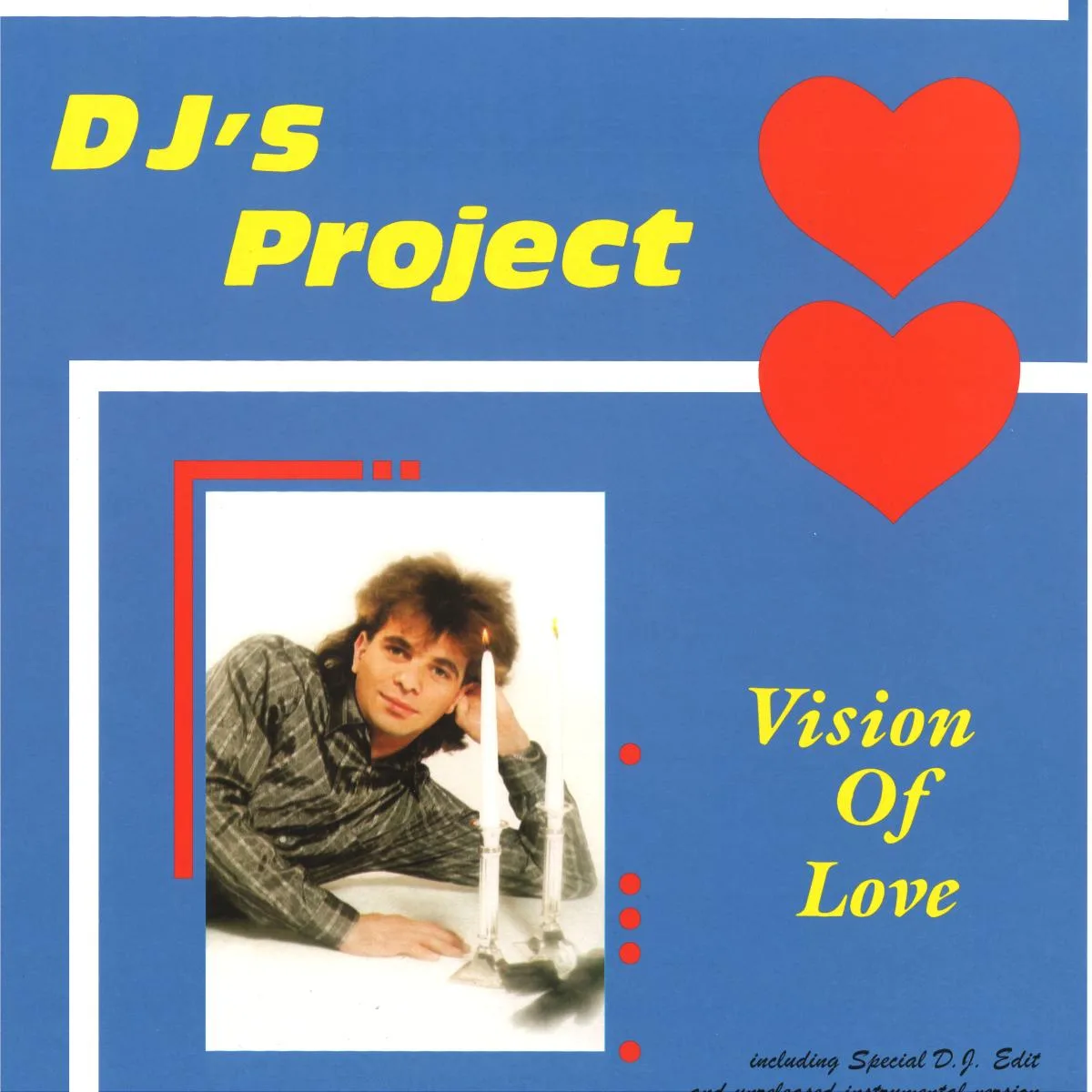 Обратная сторона обложки — Dj's Project — VISION OF LOVE EP
