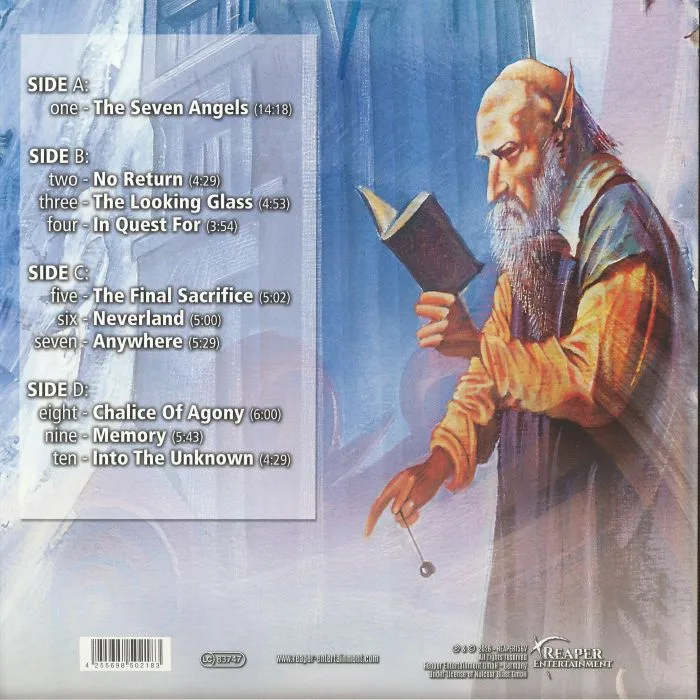 Back cover — AVANTASIA — The Metal Opera Pt II (25th Anniversary Edition)