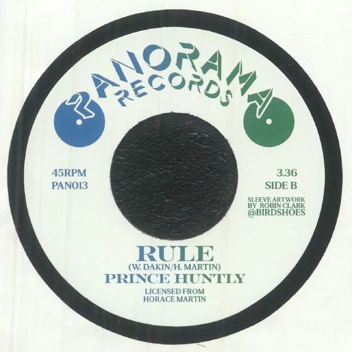 Обратная сторона обложки — Horace MARTIN / PRINCE HUNTLY — Me Rule