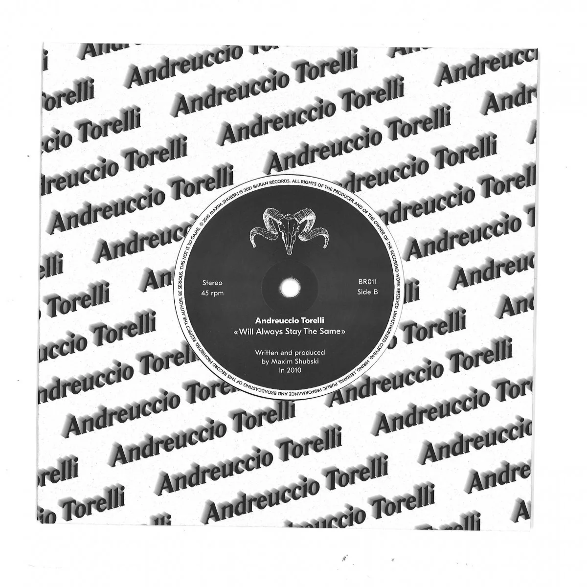 Back cover — Andreuccio Torelli — THIS IS NOT A GAME