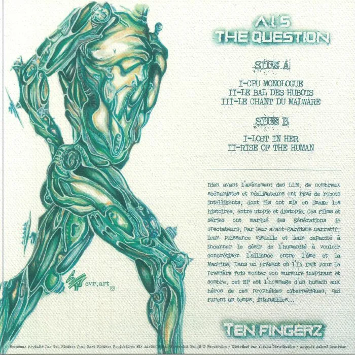 Обратная сторона обложки — TEN FINGERZ — AI's The Question
