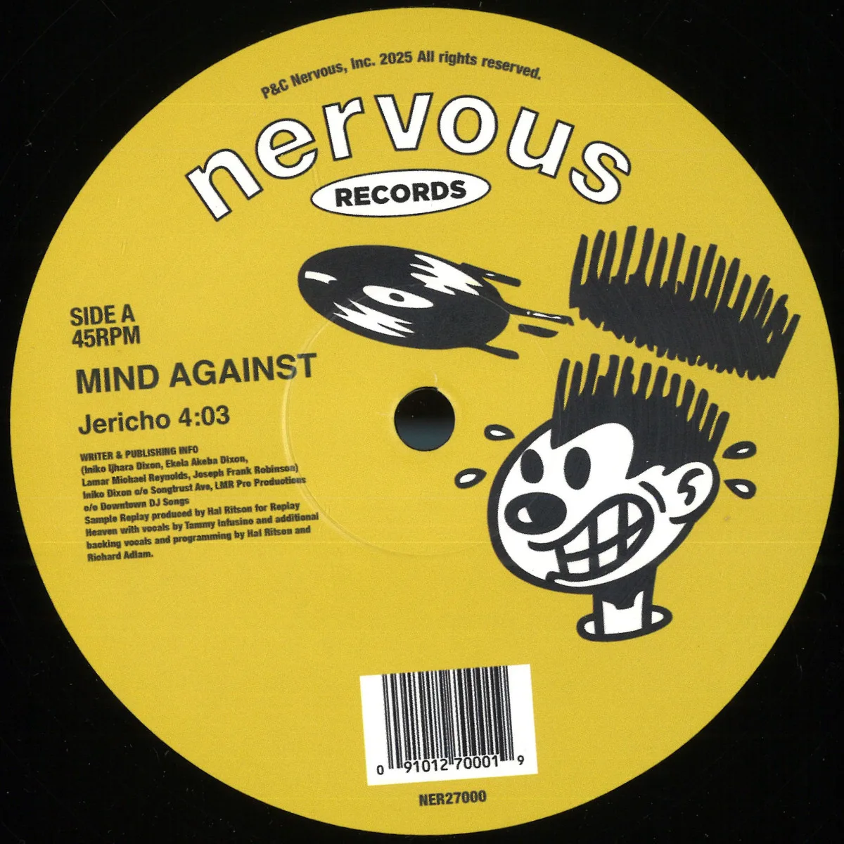 Front cover — Mind Against — Jericho