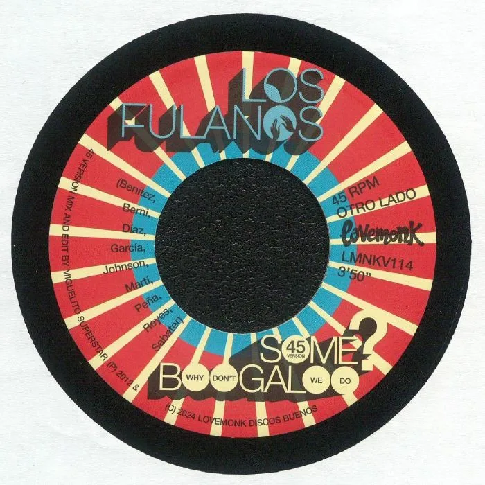 Back cover — LOS FULANOS — Blue Monday