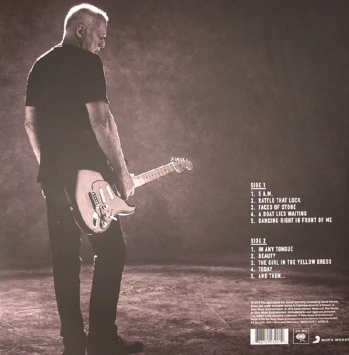 Back cover — David GILMOUR — Rattle That Lock