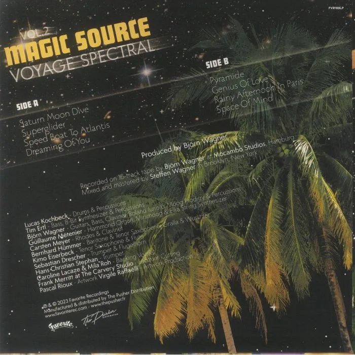 Back cover — MAGIC SOURCE — Voyage Spectral