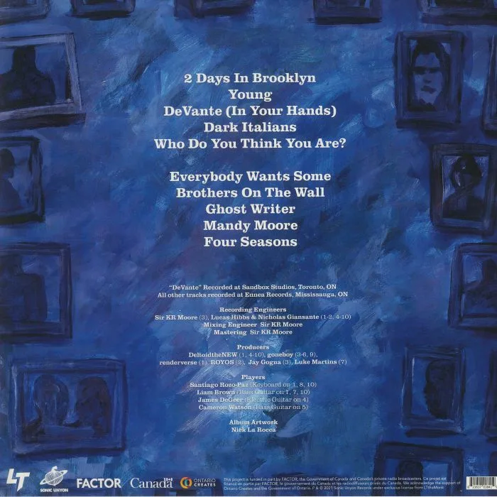 Back cover — LTTHEMONK — On The Wall