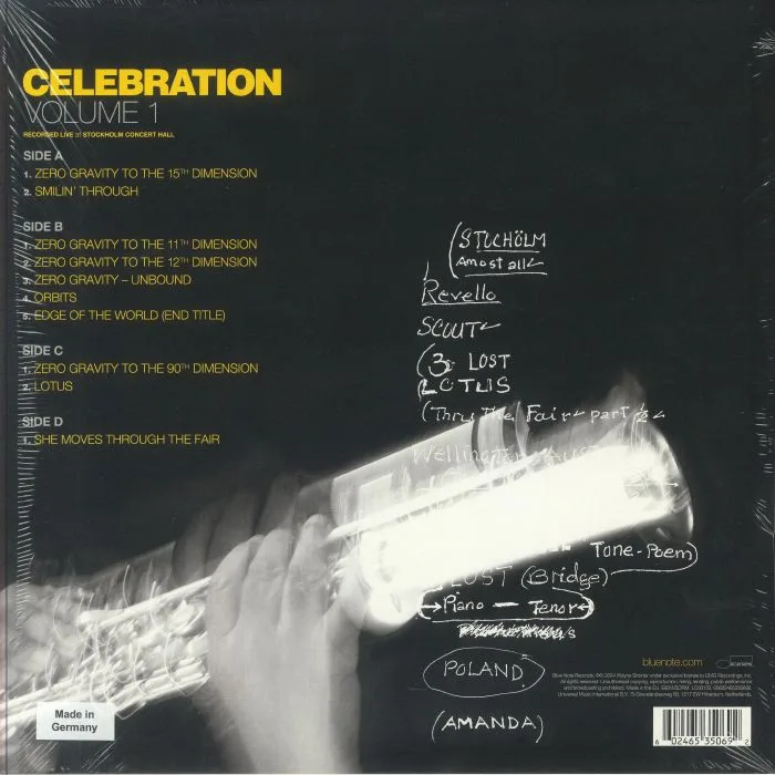 Back cover — Wayne SHORTER — Celebration Volume 1