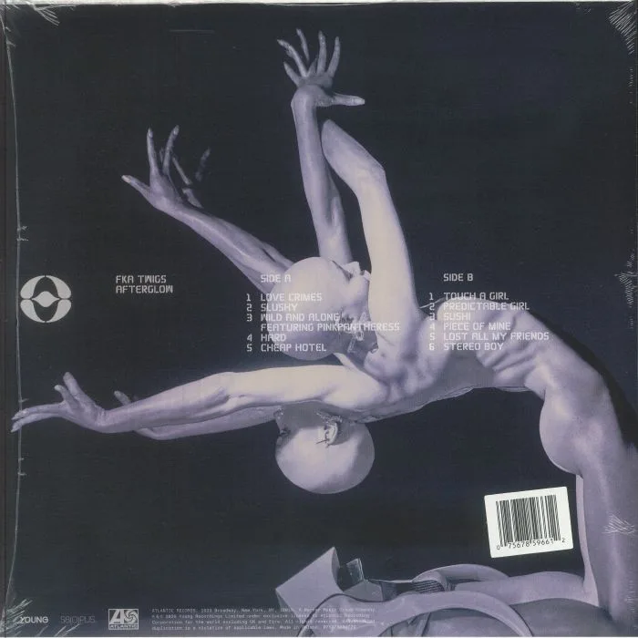 Back cover — FKA TWIGS — Eusexua Afterglow