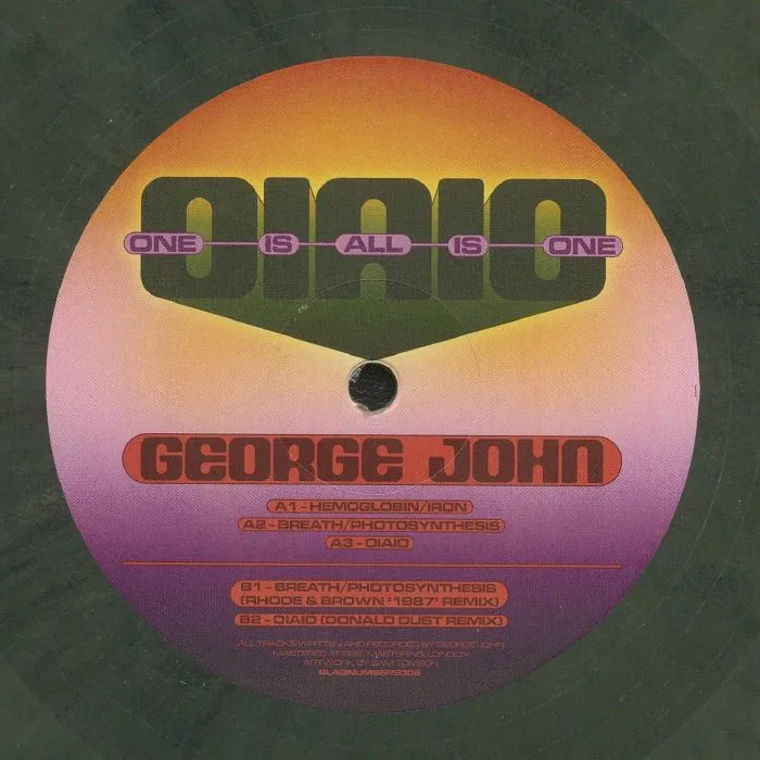 Back cover — George JOHN — Oiaio EP