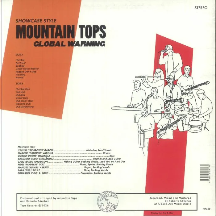 Back cover — MOUNTAIN TOPS — Global Warning
