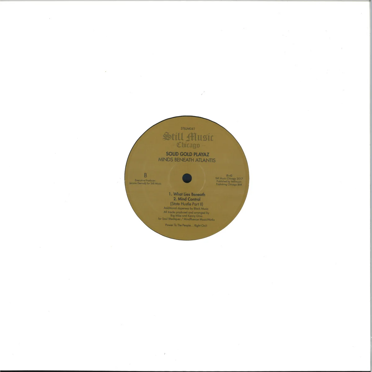 Back cover — Solid Gold Playaz — Minds Beneath Atlantis