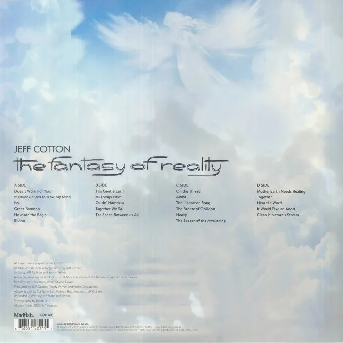 Обратная сторона обложки — Jeff COTTON — The Fantasy Of Reality