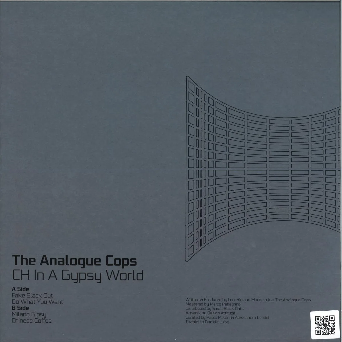 Back cover — The Analogue Cops — CH In A Gipsy World (12" + 10")