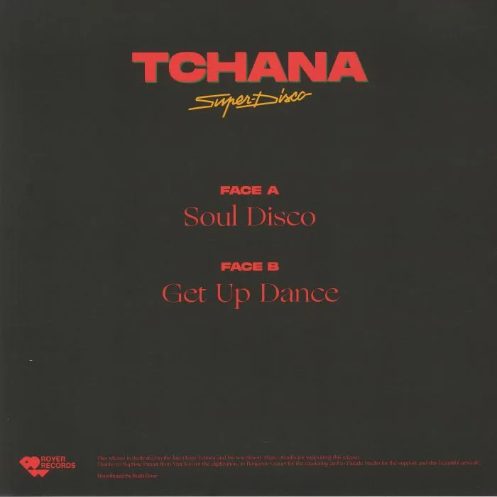 Обратная сторона обложки — Pierre TCHANA — Super Disco
