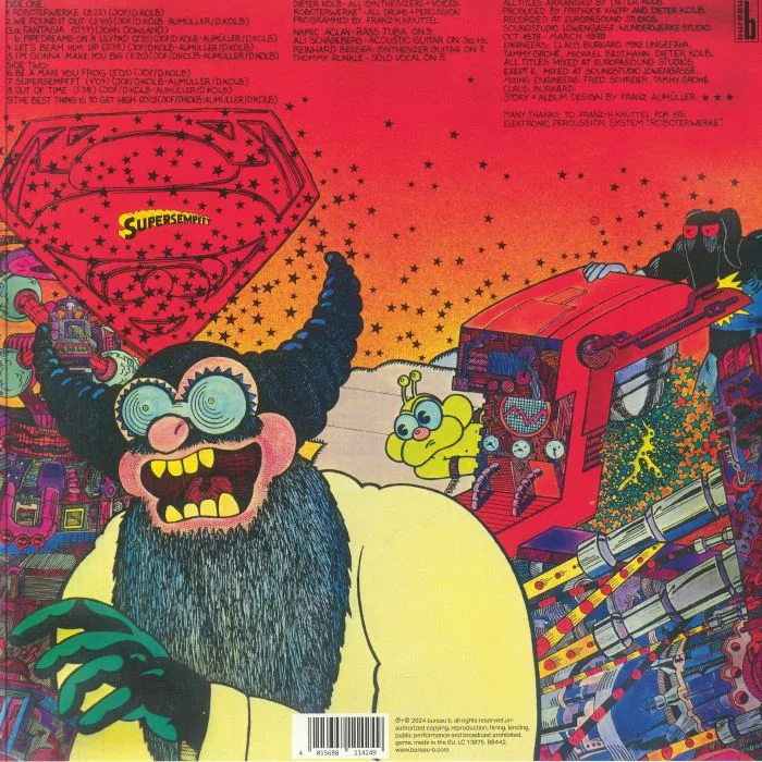 Back cover — SUPERSEMPFFT — Roboterwerke (reissue)